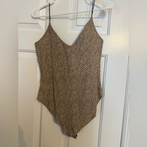 Cheetah print bodysuit